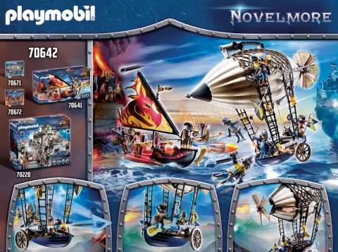 Photo de Playmobil 70642 Novelmore - Aérostat de Dario