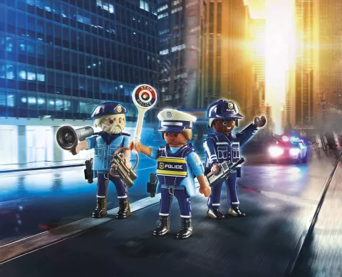 Photo de Playmobil 70669 City Action - Equipe de policiers