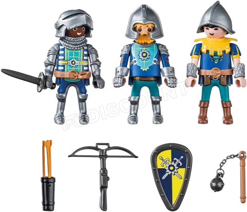 Photo de Playmobil 70671 Novelmore - 3 Chevaliers Novelmore