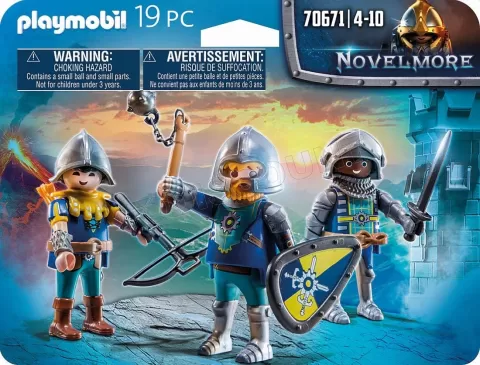 Photo de Playmobil 70671 Novelmore - 3 Chevaliers Novelmore