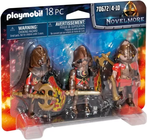 Photo de Playmobil 70672 Novelmore - 3 combattants Burnham Raiders