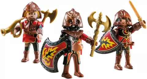 Photo de Playmobil 70672 Novelmore - 3 combattants Burnham Raiders