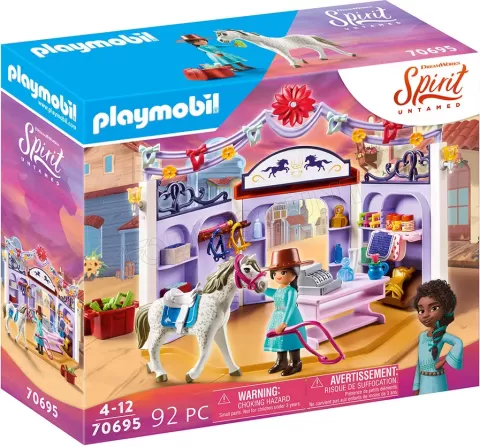 Photo de Playmobil 70695 Spirit - Boutique d'équitation de Miradero