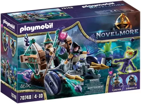 Photo de Playmobil 70748 Novelmore - Violet Vale : Véhicule catapulte