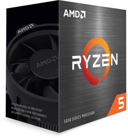 Photo de Processeur AMD Ryzen 5 5600X (4,6 Ghz) AM4 - Sans iGPU