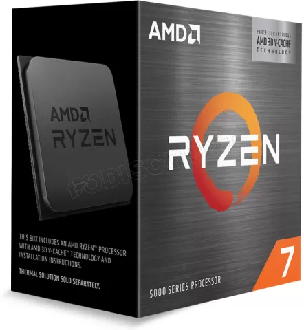 Photo de Processeur AMD Ryzen 7 5800X3D (4,5 Ghz) AM4 - Sans iGPU