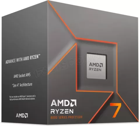 Photo de Processeur AMD Ryzen 7 8700F (5,0Ghz) AM5 - Sans iGPU