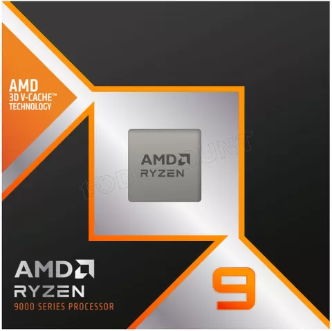 Photo de Processeur AMD Ryzen 9 9950X3D (5,2 Ghz) AM5 - Version OEM (Tray)