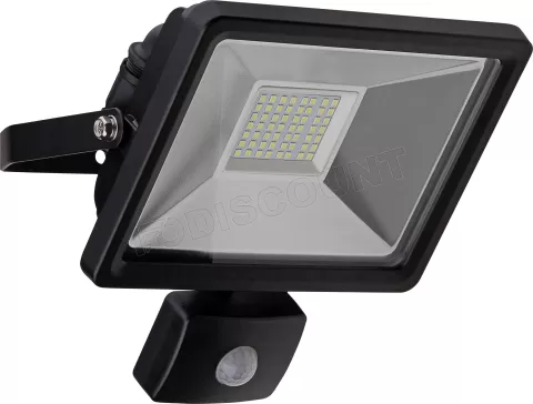 Photo de Projecteur LED extérieur Goobay 30W 2500lm avec détecteur de mouvement (Noir)