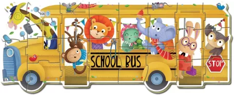 Photo de Puzzle Educa Baby - Autobus (5 puzzles)