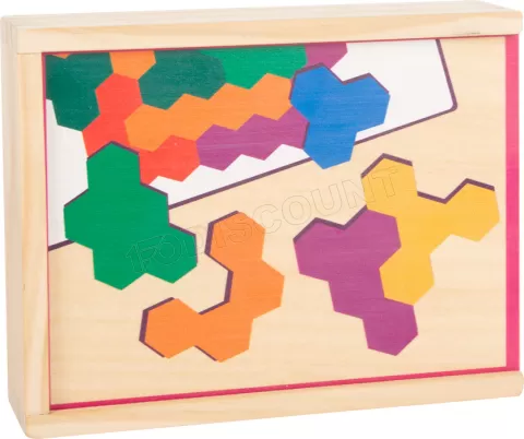 Photo de Puzzle en bois Hexagone