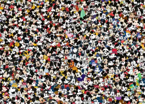 Photo de Puzzle Ravensburger - Challenge : Mickey Mouse (1000 pièces)