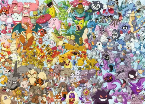 Photo de Puzzle Ravensburger - Challenge : Pokémon (1000 pièces)