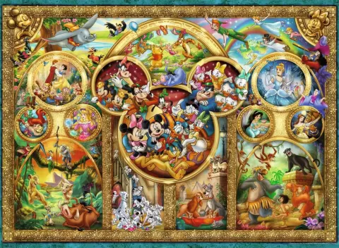 Photo de Puzzle Ravensburger - Famille Disney (500 pièces)