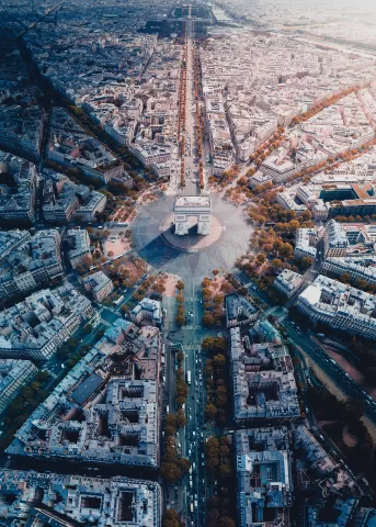 Photo de Puzzle Ravensburger - Paris vue d'en Haut (1000 pièces)