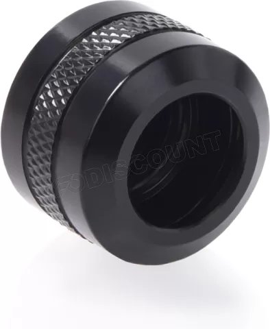 Photo de Raccord à compression pour Tube Ø13mm Alphacool Eiszapfen Pro (Noir)