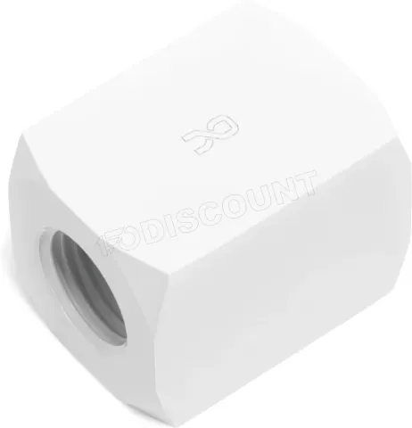 Photo de Raccord coudé pour G1/4 Alphacool Alphacool HF connection (Blanc)