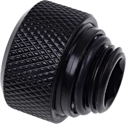 Photo de Raccord pour Tube Ø13mm - G1/4 Alphacool Eiszapfen (Noir)