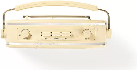 Photo de Radio FM Portable Nedis (Beige)