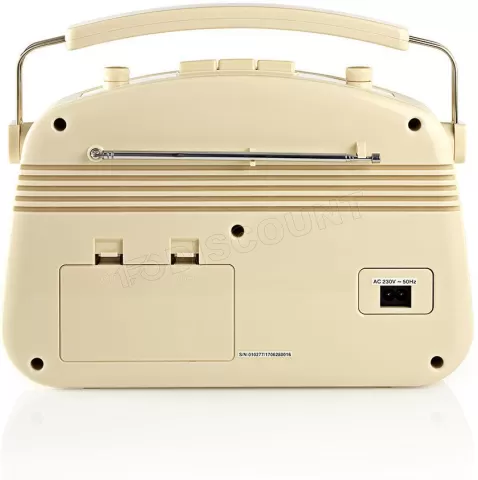 Photo de Radio FM Portable Nedis (Beige)