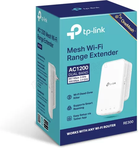 Photo de Répéteur WiFi Mesh TP-Link RE300 (AC1200)