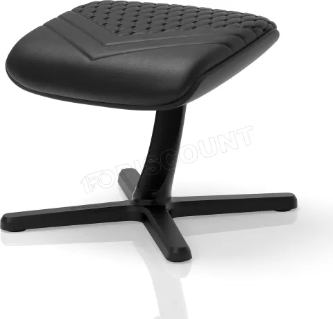 Photo de Repose-pieds Noblechairs Footrest 2 en cuir véritable (Noir)