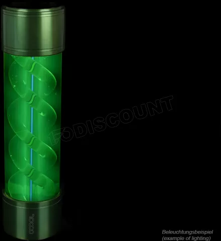 Photo de Réservoir Alphacool Eisbecher Helix 250 (Transparent/Vert)