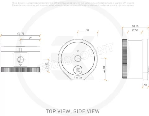 Photo de Réservoir Ekwb EK-Quantum Inertia D5 Body RGB (Noir)