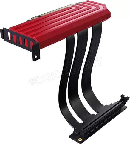 Photo de Riser PCIe 4.0 Hyte Luxury (Rouge)