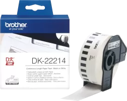 Photo de Rouleau de papier Brother DK-22214 - 12mmx30m (Blanc)