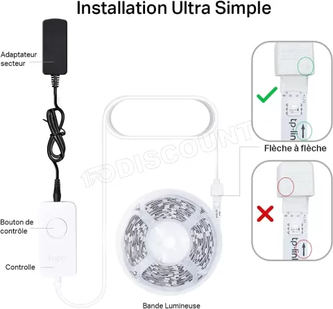 Photo de Ruban LED connectée Wi-Fi TP-Link Tapo L900 5m RGB