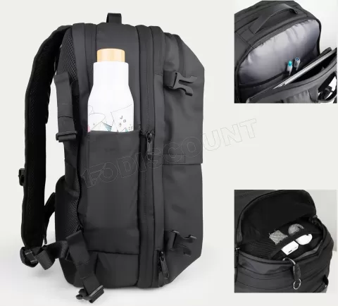 Photo de Sac à Dos Ordinateur Portable et de Voyage  Tooq  17"max (Noir)