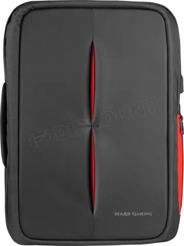 Photo de Sac à Dos Ordinateur Portable Mars Gaming MB2 17,3"max (Noir/Rouge)