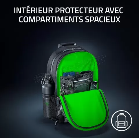 Photo de Sac à dos Ordinateur Portable Razer Rogue V3 Chromatic 15"max (Noir)