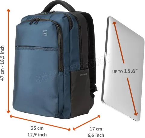 Photo de Sac à Dos Ordinateur Portable Tucano Planet AGS 15.6" max (Bleu)