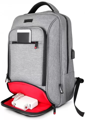 Photo de Sac à dos Ordinateur Portable Urban Factory Mixee 15,6"max (Gris)