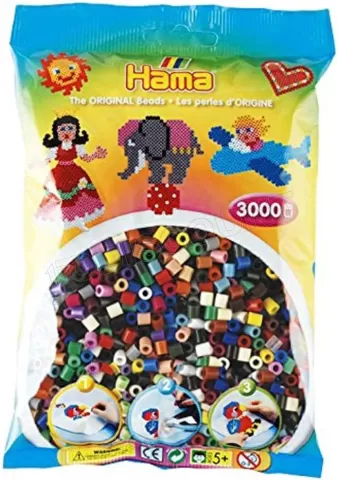 Photo de Sachet de 3000 perles Hama (pailletté)