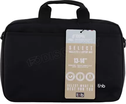 Photo de Sacoche Ordinateur Portable T'nB Select 14"max (Noir)