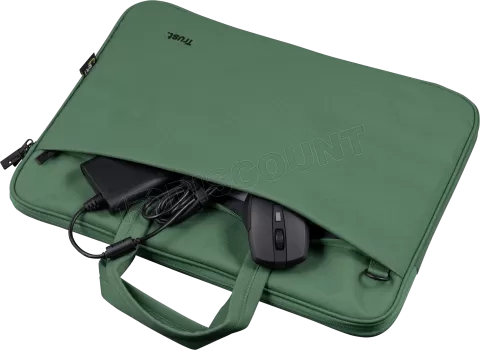 Photo de Sacoche Ordinateur Portable Trust Eco Bologna 16"max (Vert)