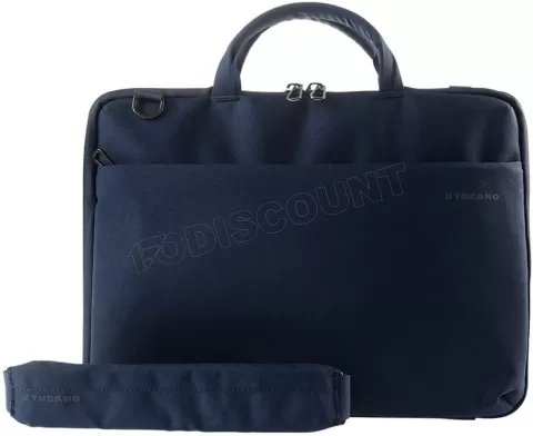 Photo de Sacoche Ordinateur Portable Tucano Darkolor 14" max (Bleu)