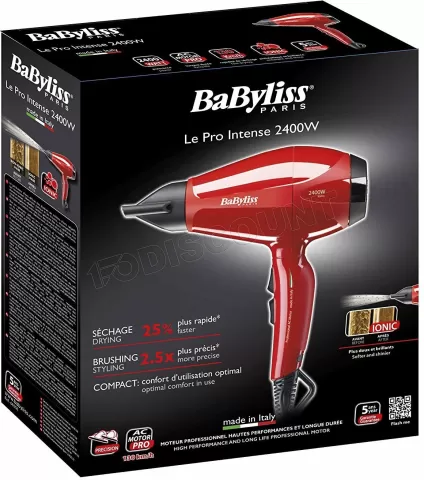 Photo de Sèche-Cheveux BaByliss 6615E (Rouge)