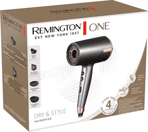 Photo de Sèche Cheveux Remington Dry & Style One (Gris/Bronze)