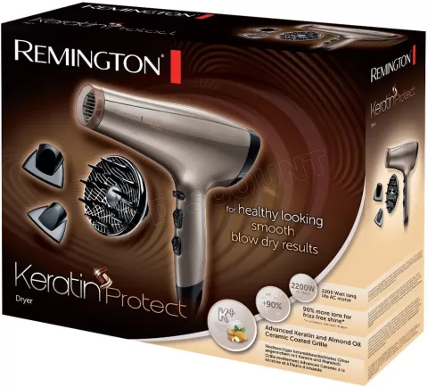 Photo de Sèche-Cheveux Remington Keratin Protect AC800 (Or)