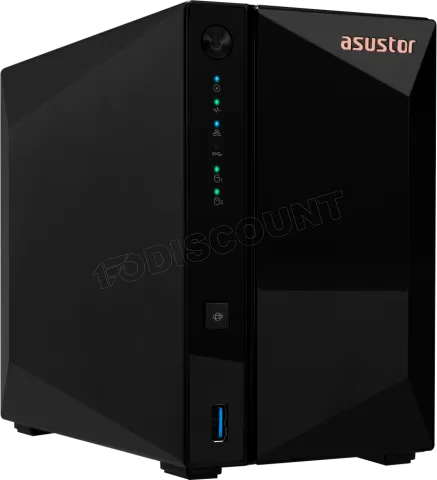 Photo de Serveur NAS Asustor Drivestor 2 Pro Gen2 AS-3302T- 2 baies (Noir)