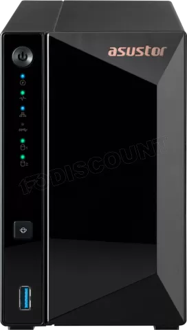 Photo de Serveur NAS Asustor Drivestor 2 Pro Gen2 AS-3302T- V2 - 2 baies (Noir)