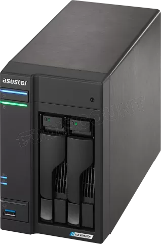 Photo de Serveur NAS Asustor Lockerstor 2 AS-6602T - 2 baies (Noir)