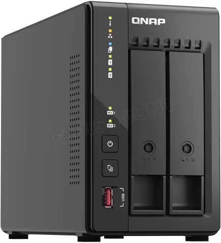 Photo de Serveur NAS Qnap TS-253E 8Go - 2 baies (Noir)