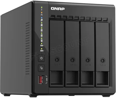 Photo de Serveur NAS Qnap TS-453E 8Go - 4 baies (Noir)