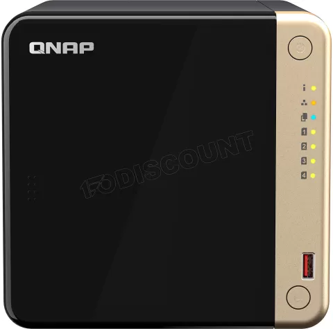 Photo de Serveur NAS Qnap TS-464 8Go - 4 baies (Noir)