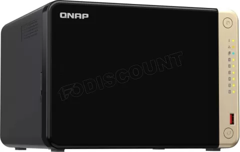 Photo de Serveur NAS Qnap TS-664 8Go - 6 baies (Noir)